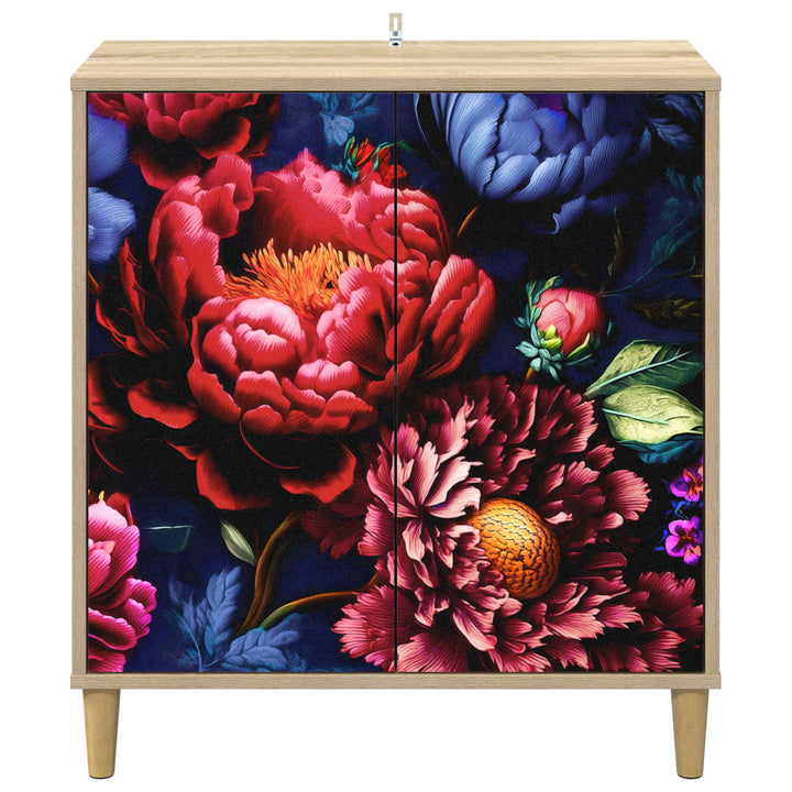 Sideboard KIEL Sonoma-eg 69 x 33 x 75 cm Konstrueret træ