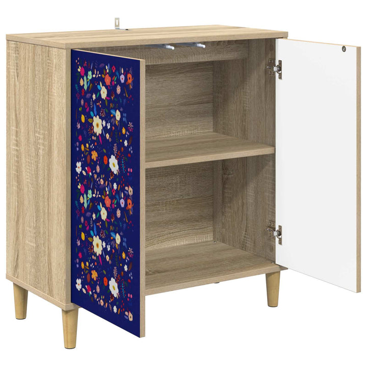 Sideboard MAINZ Sonoma-eg 69 x 33 x 75 cm Konstrueret træ