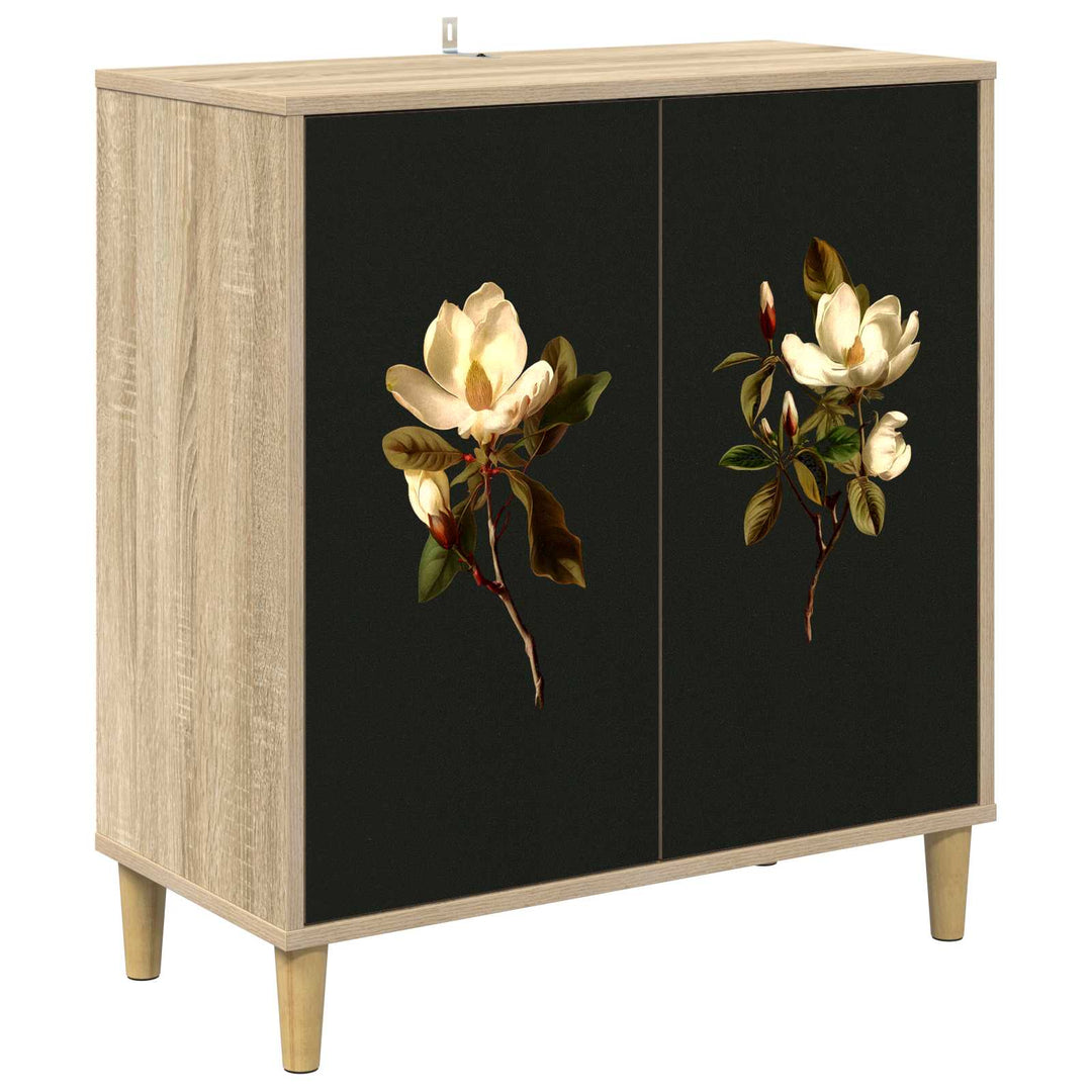 Sideboard BREMEN Sonoma-eg 69 x 33 x 75 cm Konstrueret træ