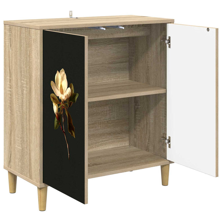 Sideboard BREMEN Sonoma-eg 69 x 33 x 75 cm Konstrueret træ