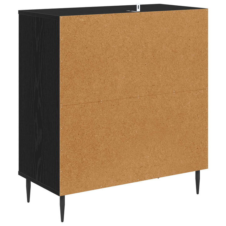 Sideboard GENNEP Sort eg 69 x 33 x 76 cm Konstrueret træ