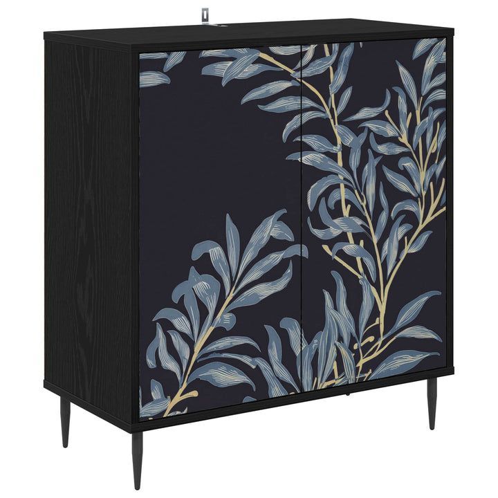 Sideboard DOKKUM Sort eg 69 x 33 x 76 cm Konstrueret træ