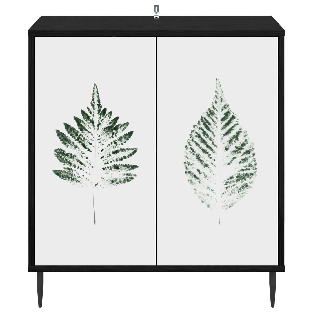 Sideboard HANAU Sort eg 69 x 33 x 76 cm Konstrueret træ