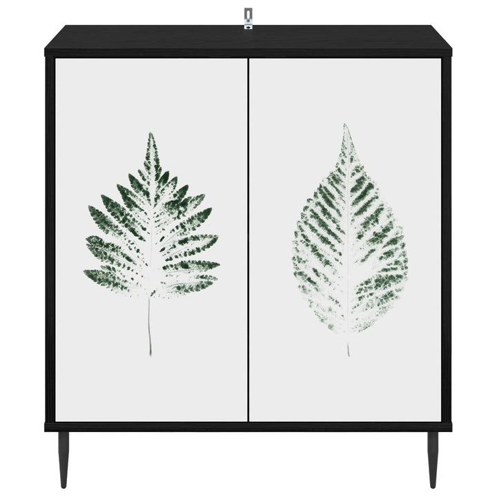 Sideboard HANAU Sort eg 69 x 33 x 76 cm Konstrueret træ