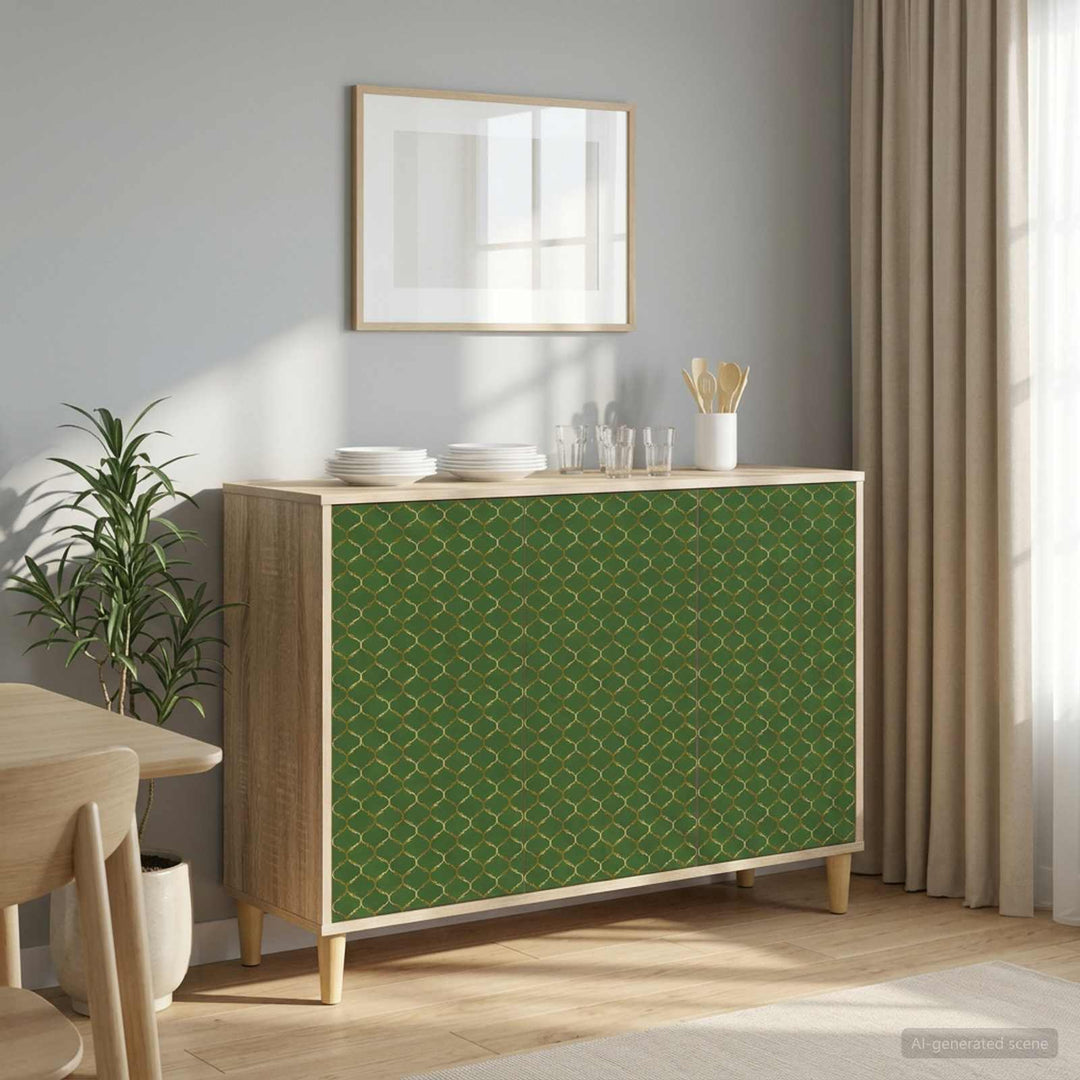 Sideboard GELEEN Sonoma-eg 102 x 33 x 75 cm Konstrueret træ