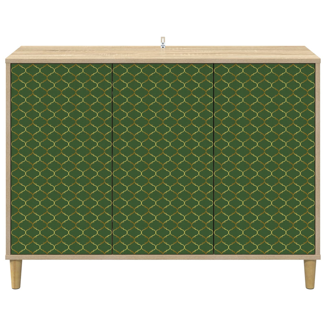 Sideboard GELEEN Sonoma-eg 102 x 33 x 75 cm Konstrueret træ