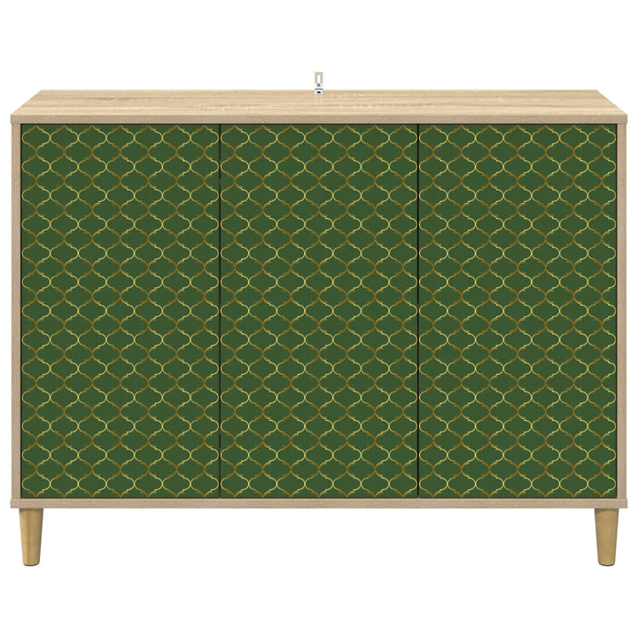Sideboard GELEEN Sonoma-eg 102 x 33 x 75 cm Konstrueret træ