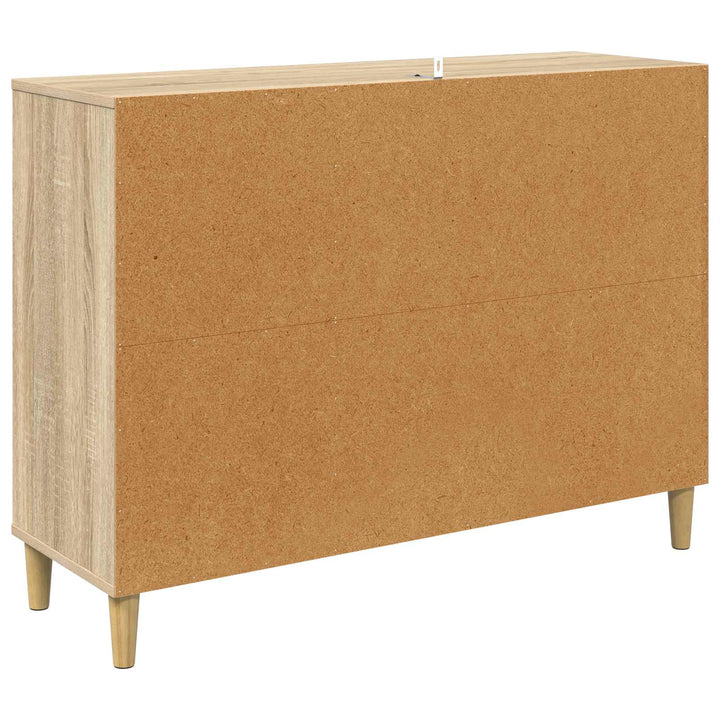 Sideboard BONN Sonoma-eg 102 x 33 x 75 cm Konstrueret træ