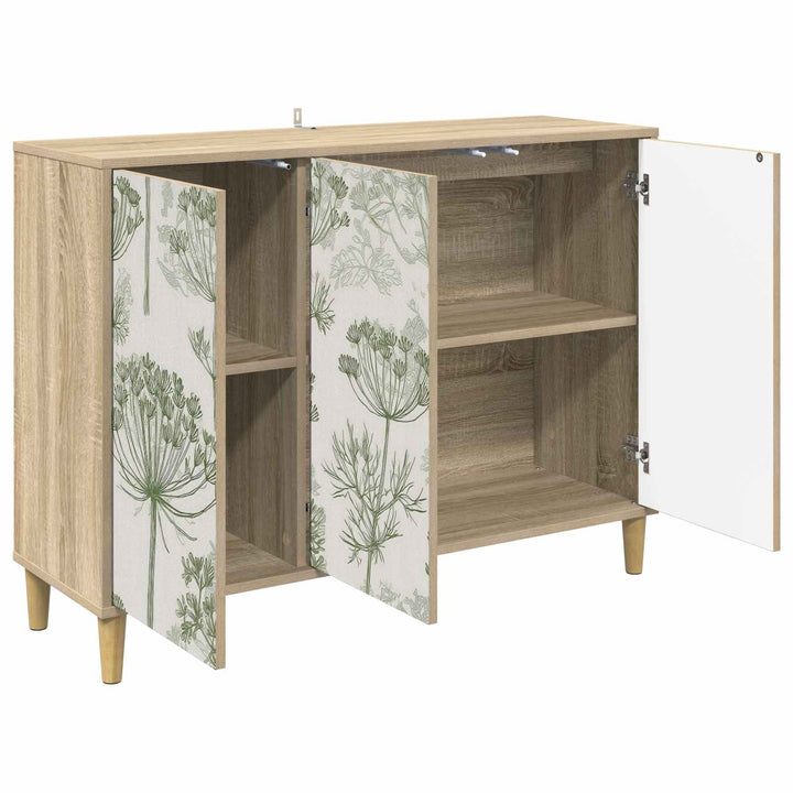 Sideboard GOTHA Sonoma-eg 102 x 33 x 75 cm Konstrueret træ