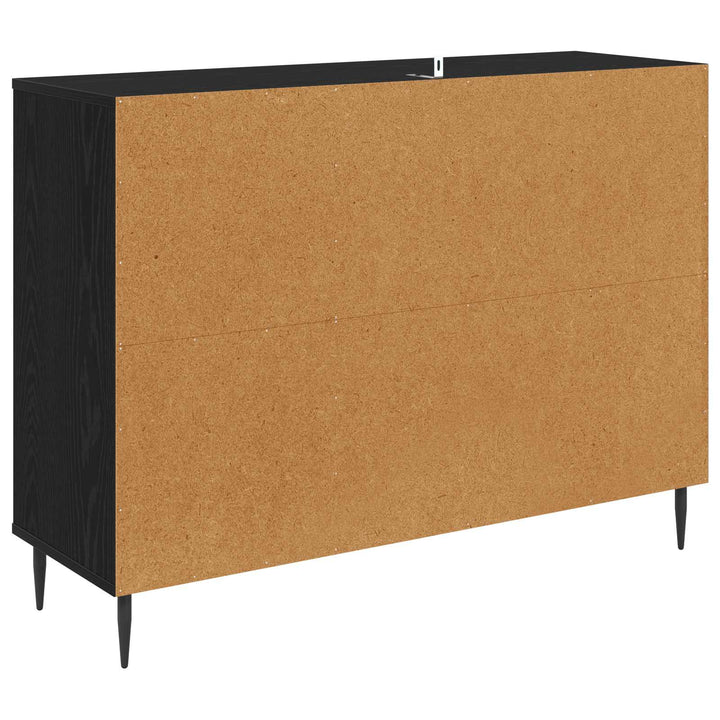 Sideboard GOTHA Sort eg 102 x 33 x 76 cm Konstrueret træ