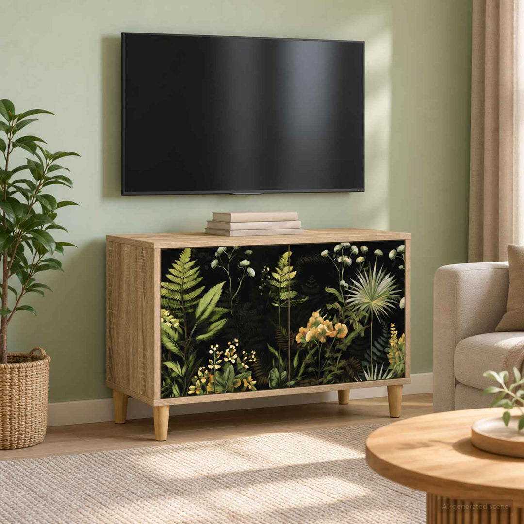 TV-skab RHENEN 69 x 33 x 50 cm Sonoma-eg Konstrueret træ