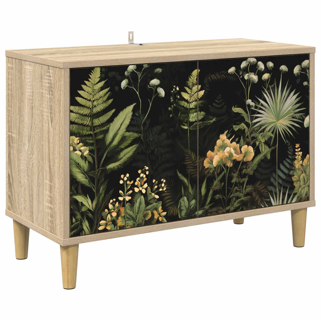 TV-skab RHENEN 69 x 33 x 50 cm Sonoma-eg Konstrueret træ