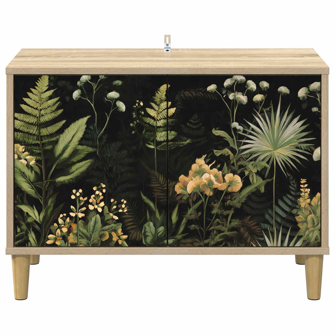 TV-skab RHENEN 69 x 33 x 50 cm Sonoma-eg Konstrueret træ