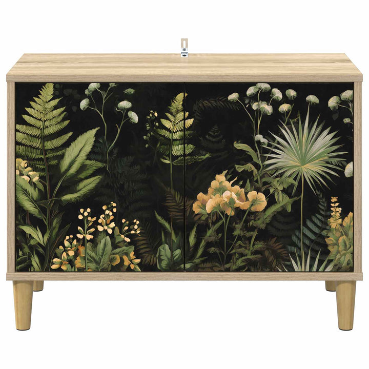 TV-skab RHENEN 69 x 33 x 50 cm Sonoma-eg Konstrueret træ