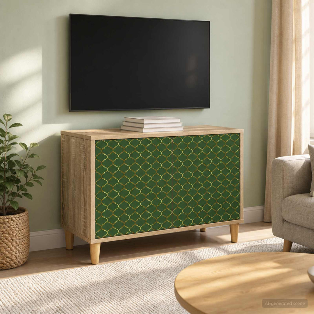 TV-skab GELEEN 69 x 33 x 50 cm Sonoma-eg Konstrueret træ