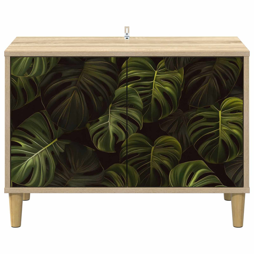 TV-skab ELBURG 69 x 33 x 50 cm Sonoma-eg Konstrueret træ