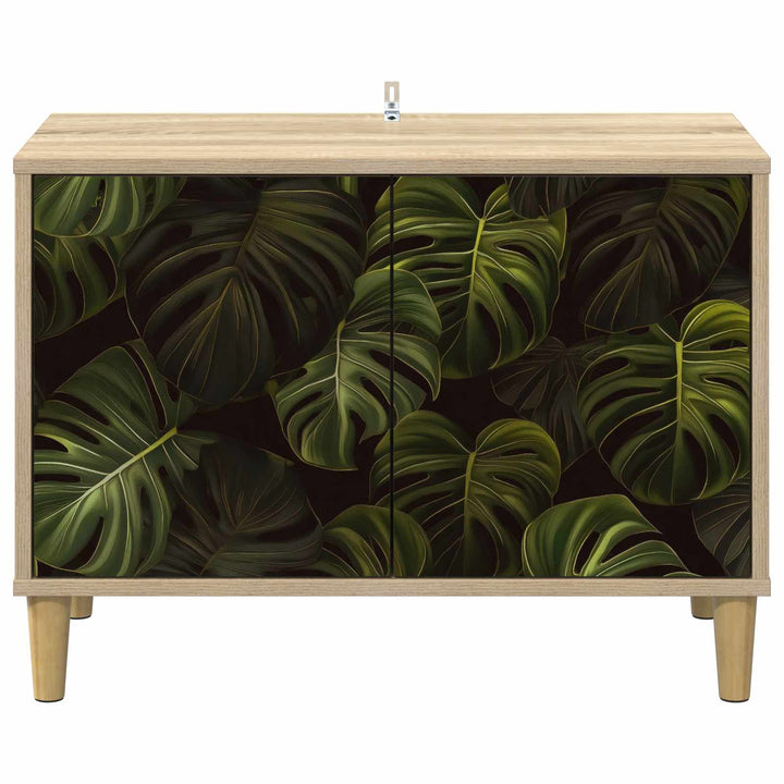 TV-skab ELBURG 69 x 33 x 50 cm Sonoma-eg Konstrueret træ