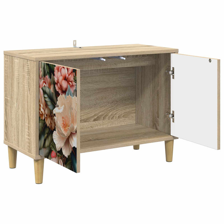 TV-skab BORNE 69 x 33 x 50 cm Sonoma-eg Konstrueret træ