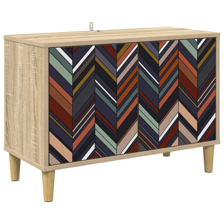 TV-skab OMMEN 69 x 33 x 50 cm Sonoma-eg Konstrueret træ