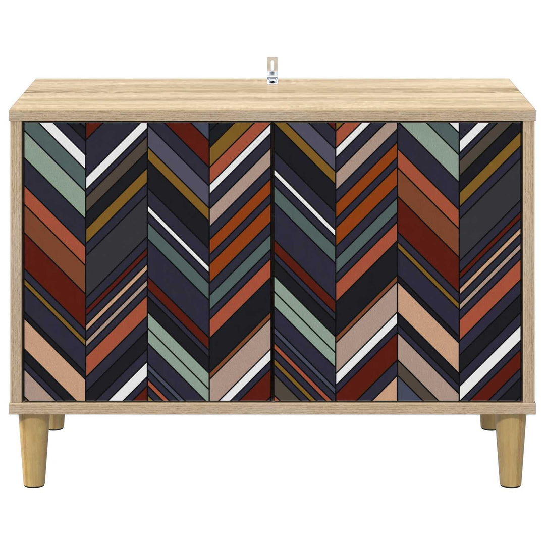 TV-skab OMMEN 69 x 33 x 50 cm Sonoma-eg Konstrueret træ
