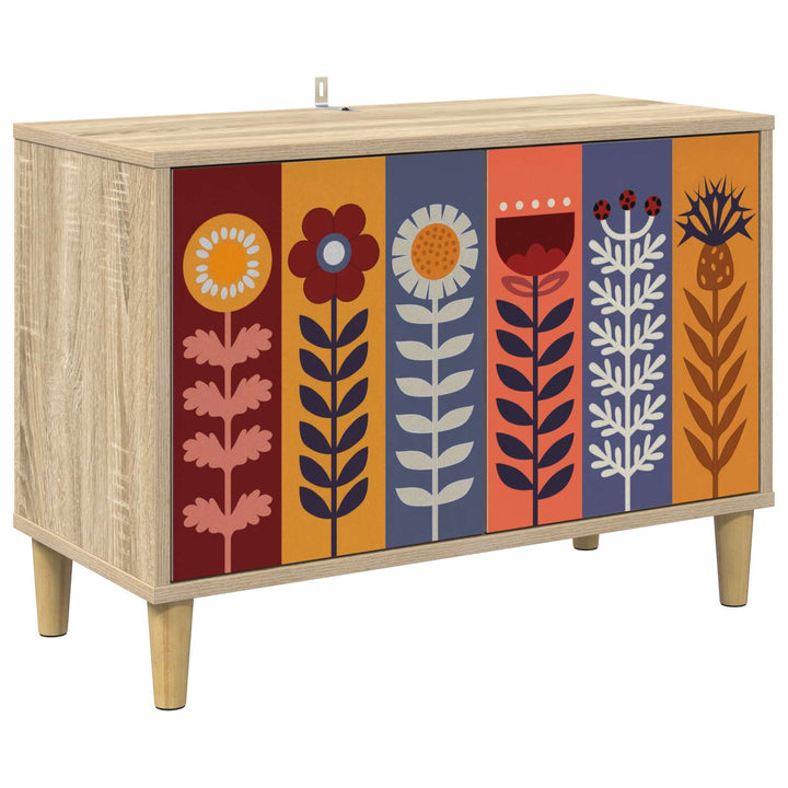 TV-skab ESSEN 69 x 33 x 50 cm Sonoma-eg Konstrueret træ