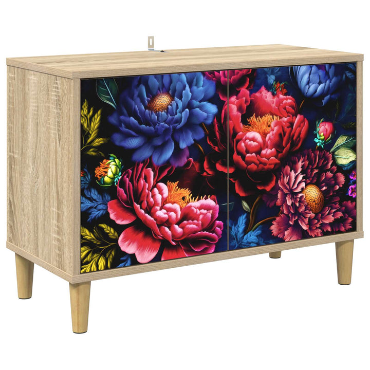 TV-skab KIEL 69 x 33 x 50 cm Sonoma-eg Konstrueret træ