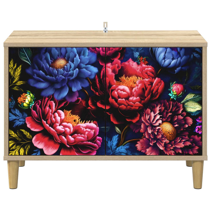 TV-skab KIEL 69 x 33 x 50 cm Sonoma-eg Konstrueret træ
