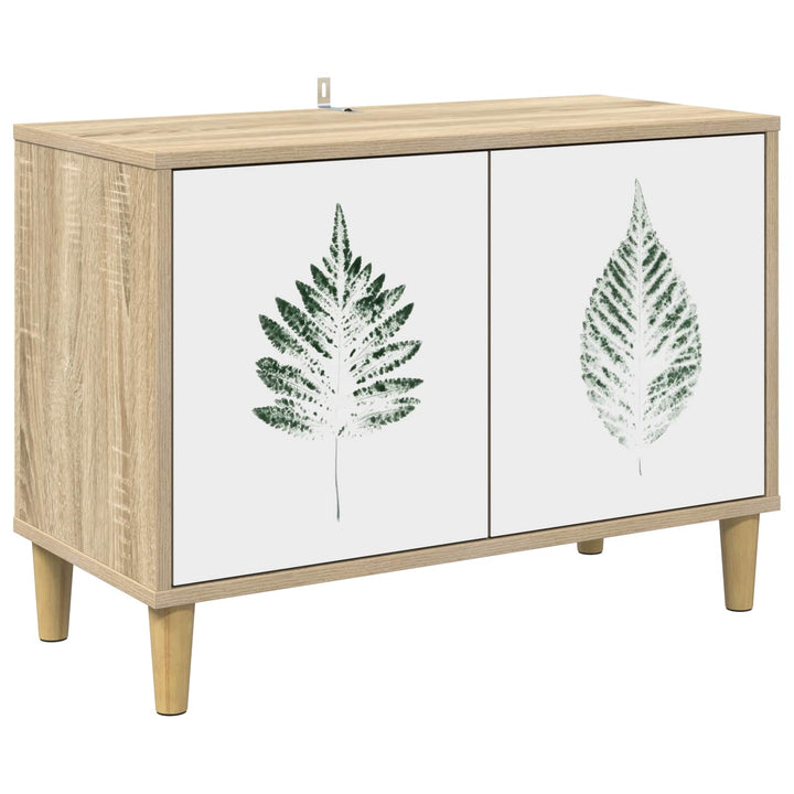 TV-skab HANAU 69 x 33 x 50 cm Sonoma-eg Konstrueret træ