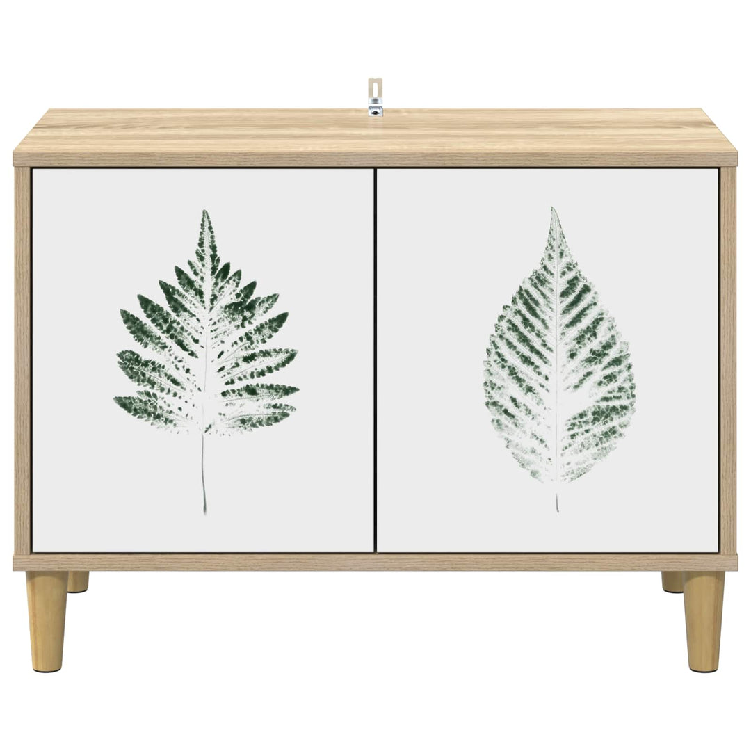 TV-skab HANAU 69 x 33 x 50 cm Sonoma-eg Konstrueret træ