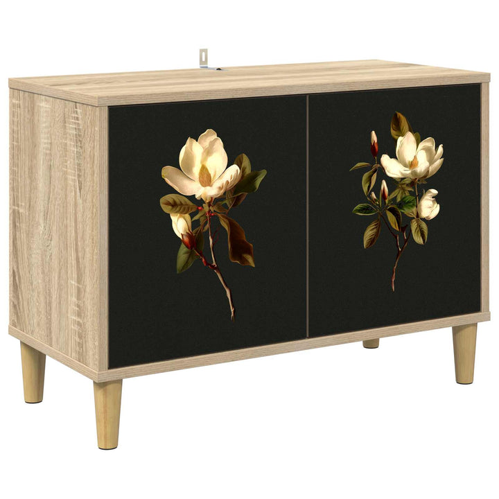 TV-skab BREMEN 69 x 33 x 50 cm Sonoma-eg Konstrueret træ