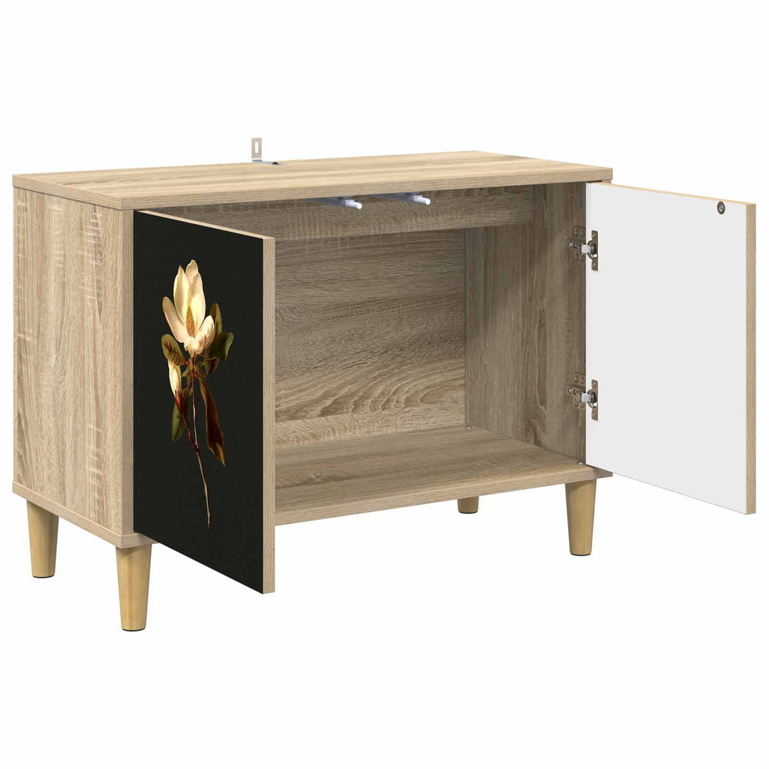 TV-skab BREMEN 69 x 33 x 50 cm Sonoma-eg Konstrueret træ