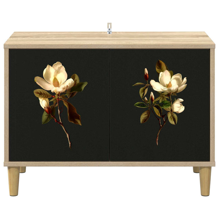 TV-skab BREMEN 69 x 33 x 50 cm Sonoma-eg Konstrueret træ