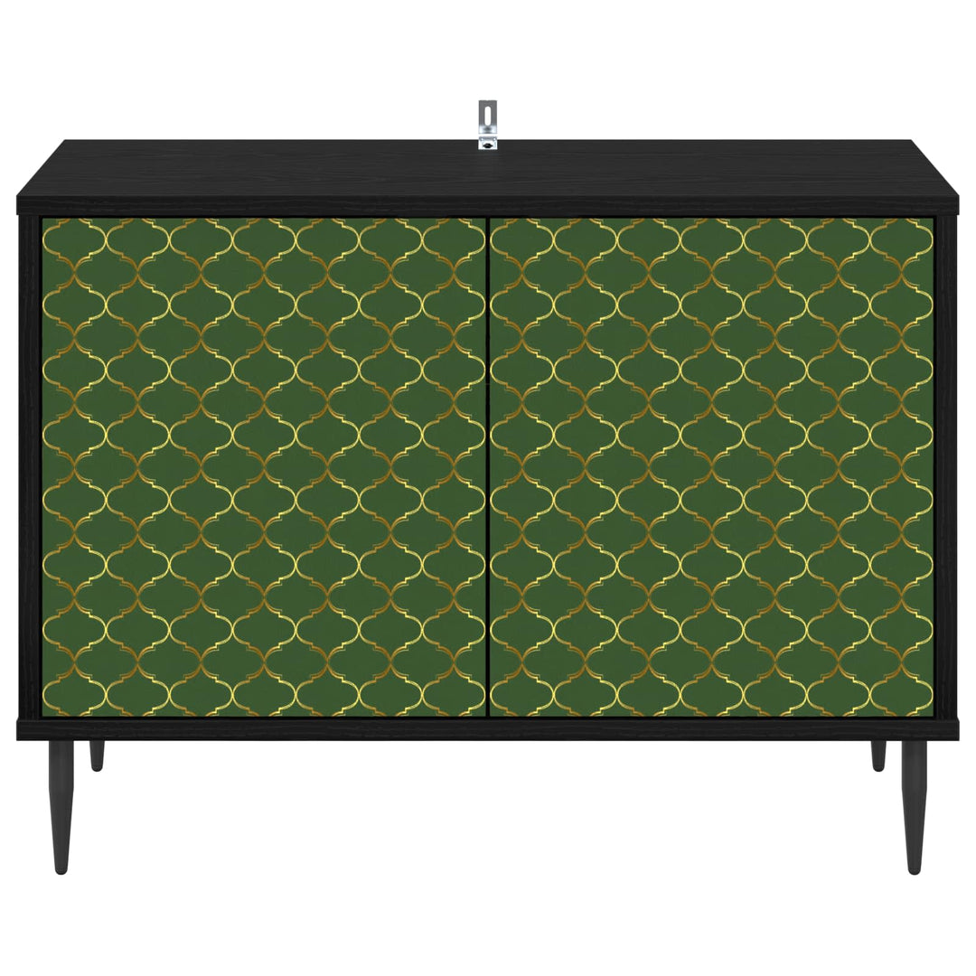 TV-skab GELEEN 69 x 33 x 50,5 cm Sort eg Konstrueret træ