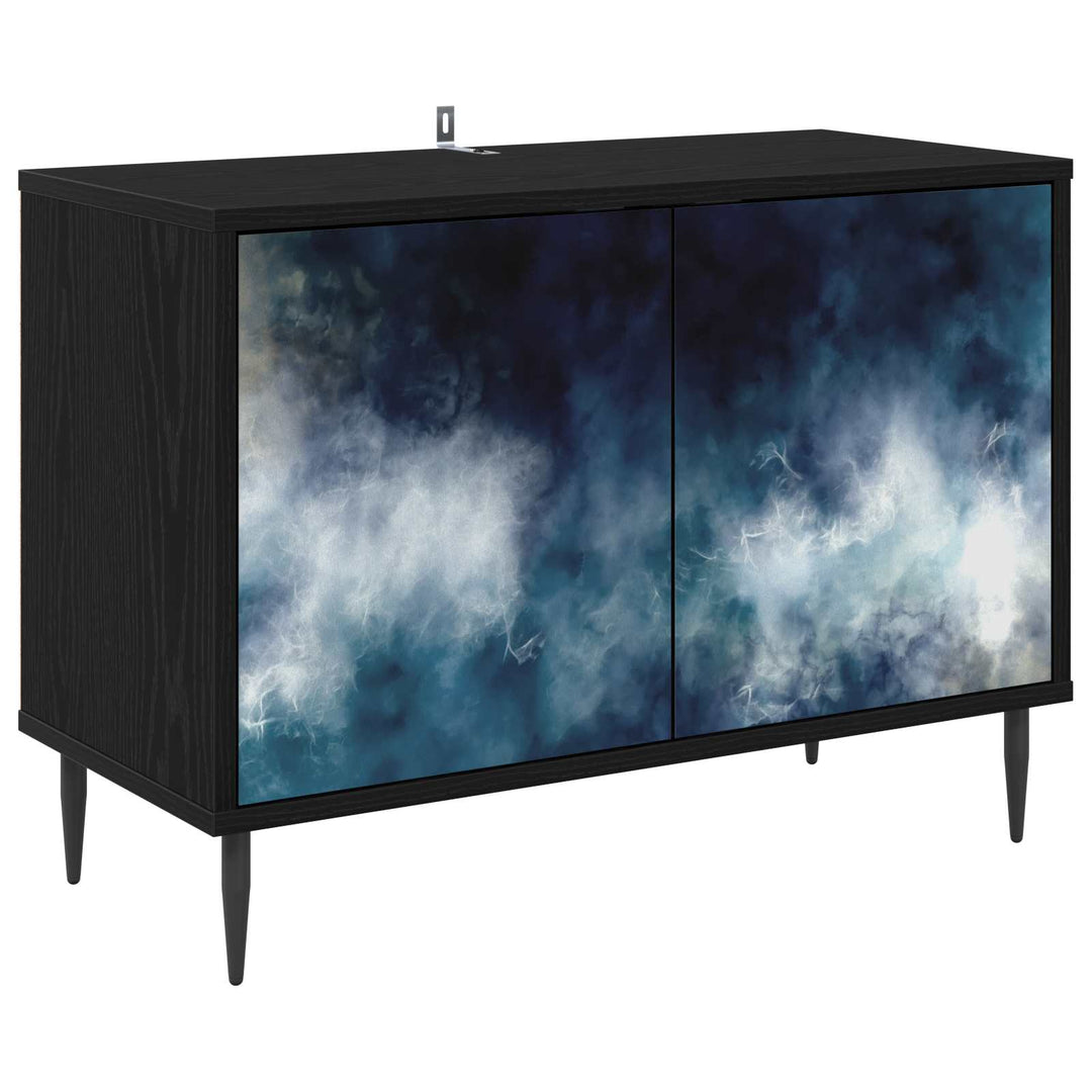TV-skab RAALTE 69 x 33 x 50,5 cm Sort eg Konstrueret træ