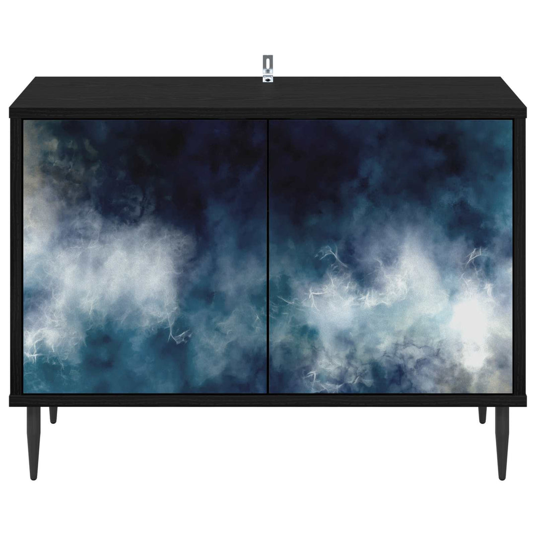 TV-skab RAALTE 69 x 33 x 50,5 cm Sort eg Konstrueret træ