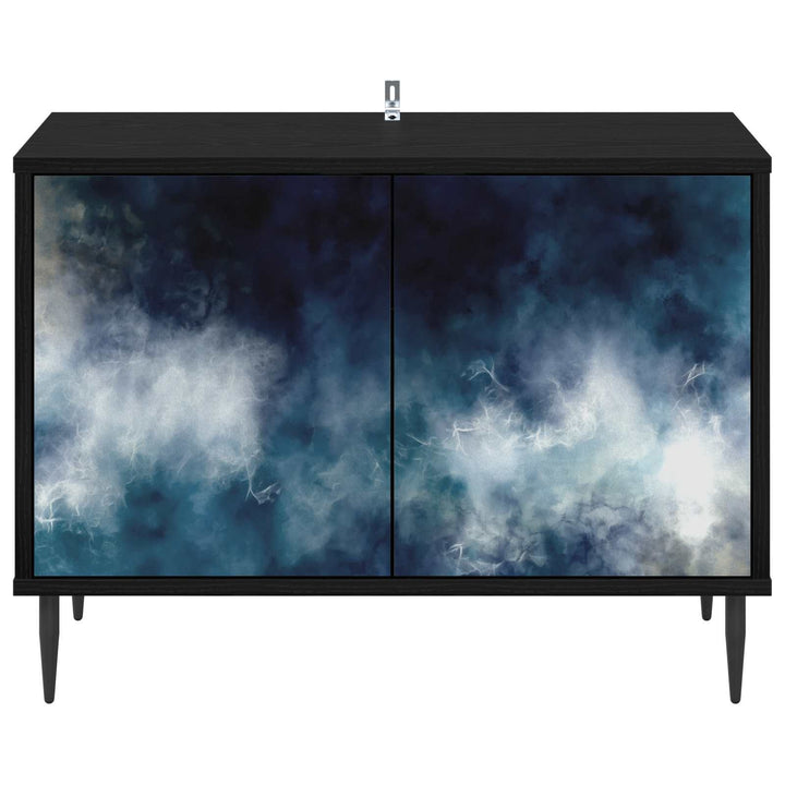 TV-skab RAALTE 69 x 33 x 50,5 cm Sort eg Konstrueret træ