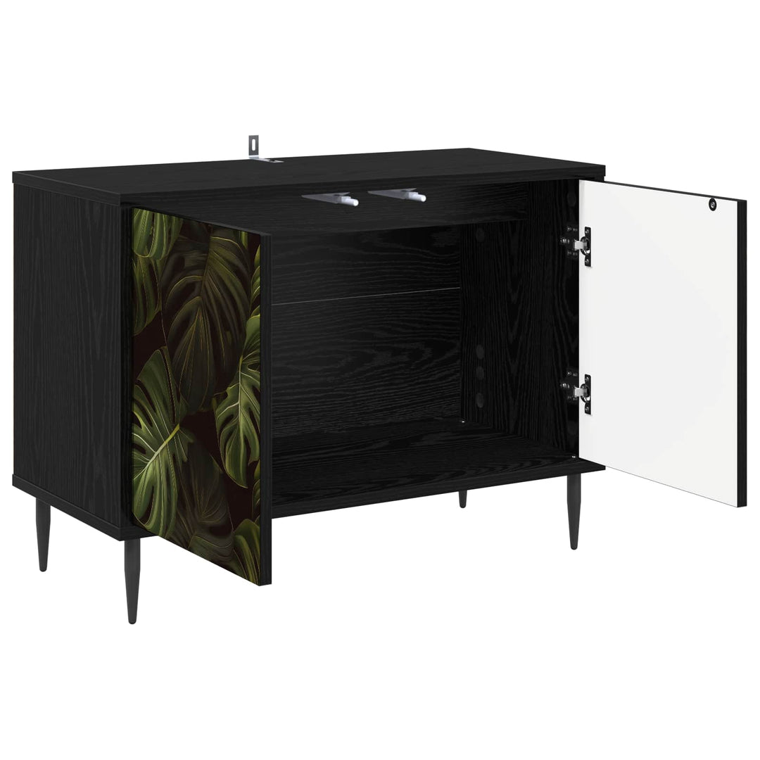TV-skab ELBURG 69 x 33 x 50,5 cm Sort eg Konstrueret træ