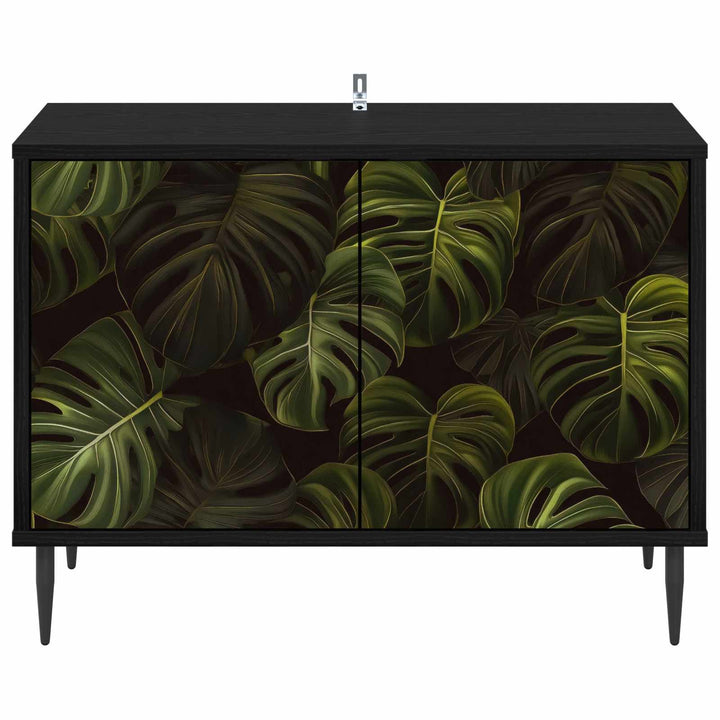 TV-skab ELBURG 69 x 33 x 50,5 cm Sort eg Konstrueret træ