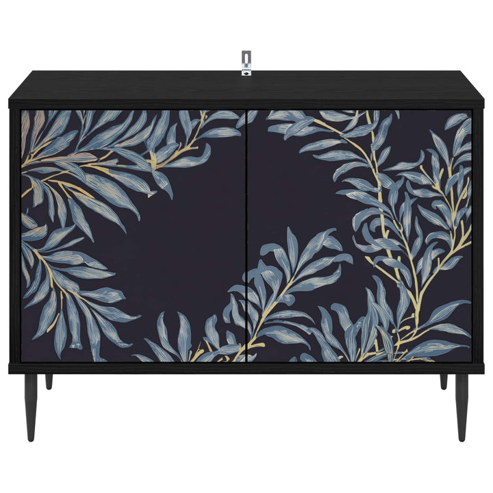 TV-skab DOKKUM 69 x 33 x 50,5 cm Sort eg Konstrueret træ