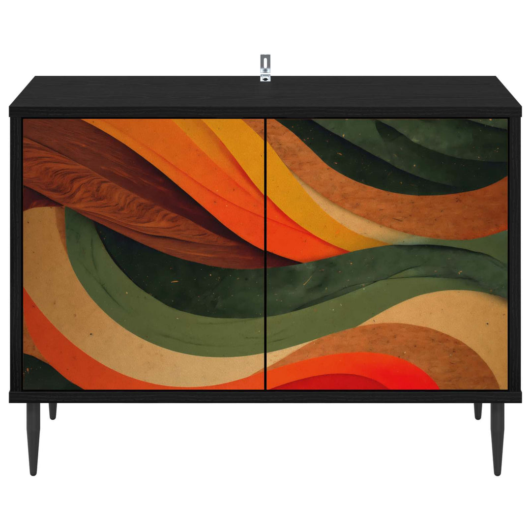 TV-skab BONN 69 x 33 x 50,5 cm Sort eg Konstrueret træ