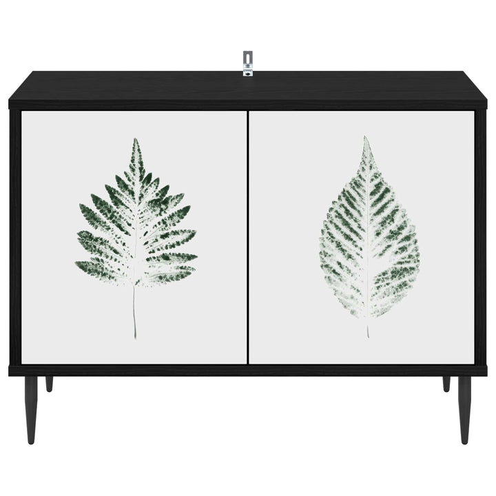 TV-skab HANAU 69 x 33 x 50,5 cm Sort eg Konstrueret træ