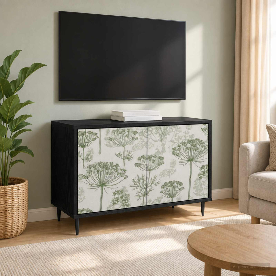 TV-skab GOTHA 69 x 33 x 50,5 cm Sort eg Konstrueret træ