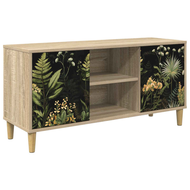 TV-skab RHENEN 102 x 33 x 50 cm Sonoma-eg Konstrueret træ