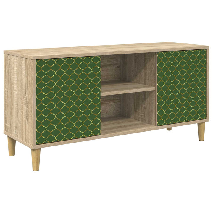 TV-skab GELEEN 102 x 33 x 50 cm Sonoma-eg Konstrueret træ