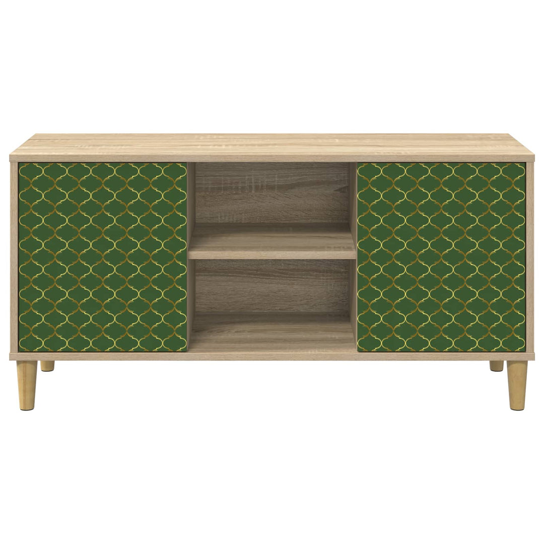 TV-skab GELEEN 102 x 33 x 50 cm Sonoma-eg Konstrueret træ