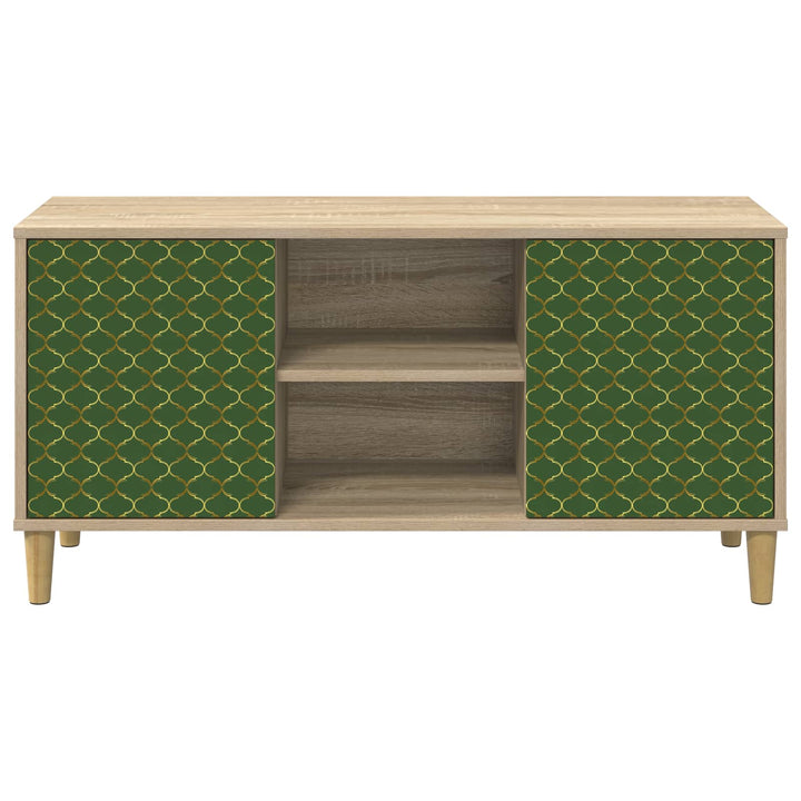 TV-skab GELEEN 102 x 33 x 50 cm Sonoma-eg Konstrueret træ