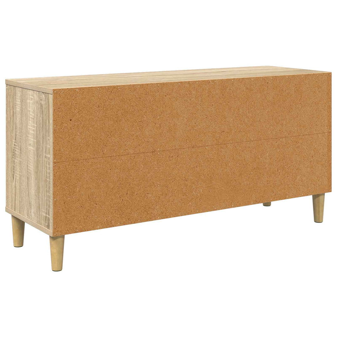 TV-skab GENNEP 102 x 33 x 50 cm Sonoma-eg Konstrueret træ