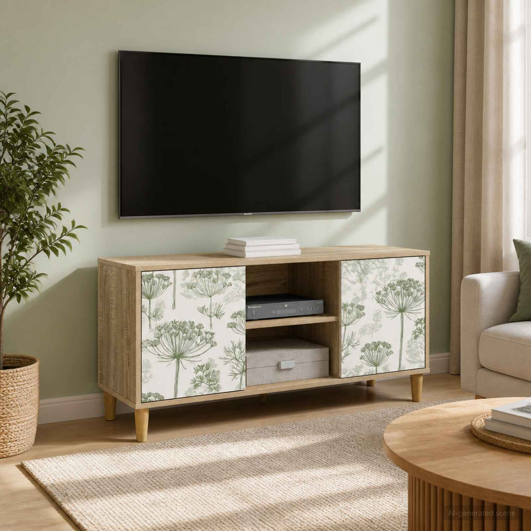 TV-skab GOTHA 102 x 33 x 50 cm Sonoma-eg Konstrueret træ