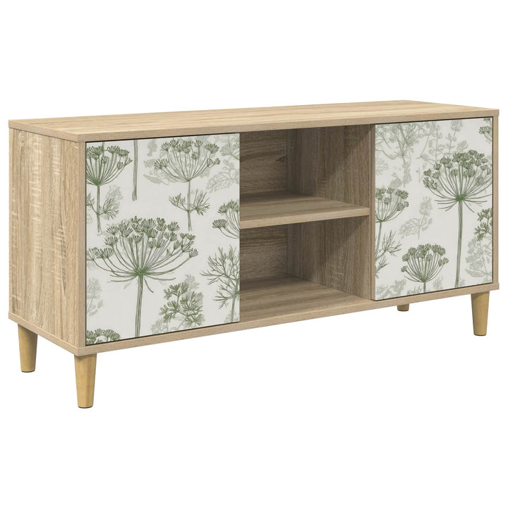 TV-skab GOTHA 102 x 33 x 50 cm Sonoma-eg Konstrueret træ
