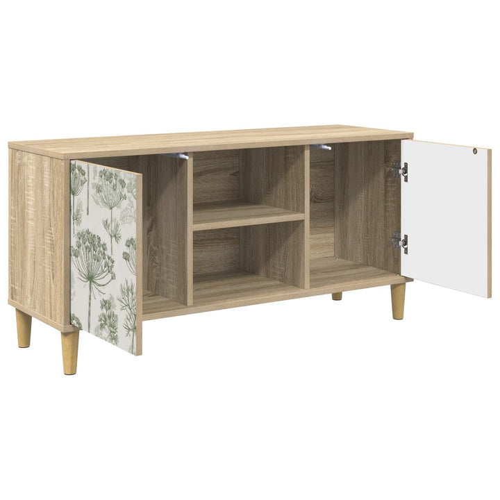 TV-skab GOTHA 102 x 33 x 50 cm Sonoma-eg Konstrueret træ